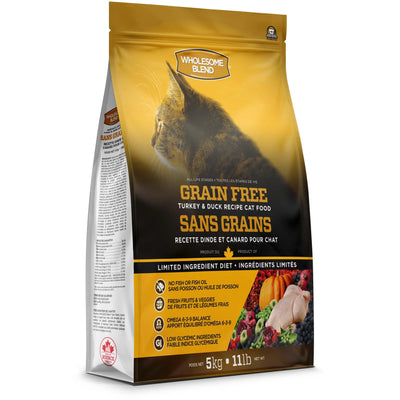Wholesome Blend Grain-Free Turkey & Duck Dry Cat Food Wholesome Blend