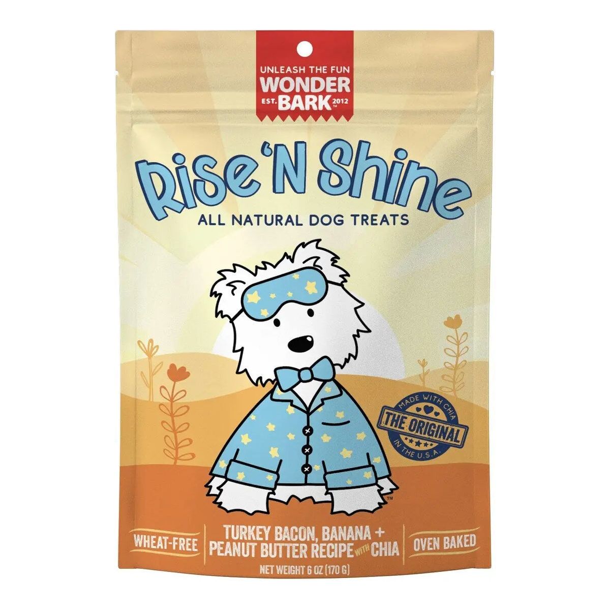 Wonder Bark Everydays Rise 'N Shine Dog Biscuits 6oz. Wonder Bark