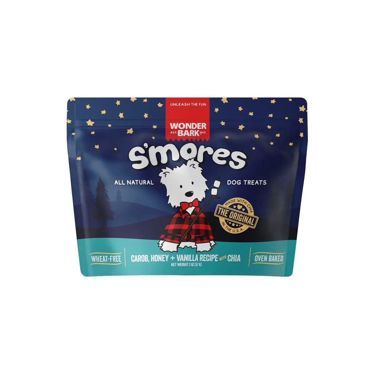 Wonder Bark Wonder Dog Treat Bite S'mores 2oz. Wonder Bark