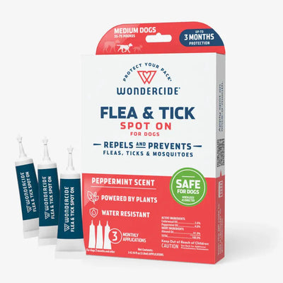 Wondercide Flea & Tick Spot On for Dogs Peppermint Wondercide