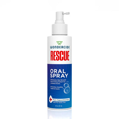 Wondercide Rescue Oral Spray for Dogs and Cats Freshens Breath 8.5oz Wondercide