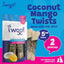 Woof Island Coconut and Mango Bones with Fish Skin All Natural Woof Island