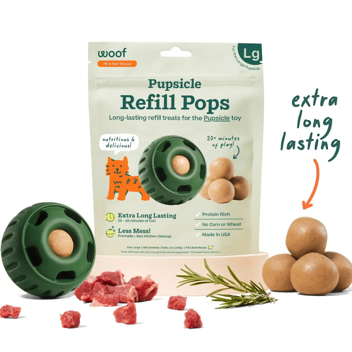 Woof Pet Pupsicle Pops Long Lasting Treats for the Pupsicle Woof Pet