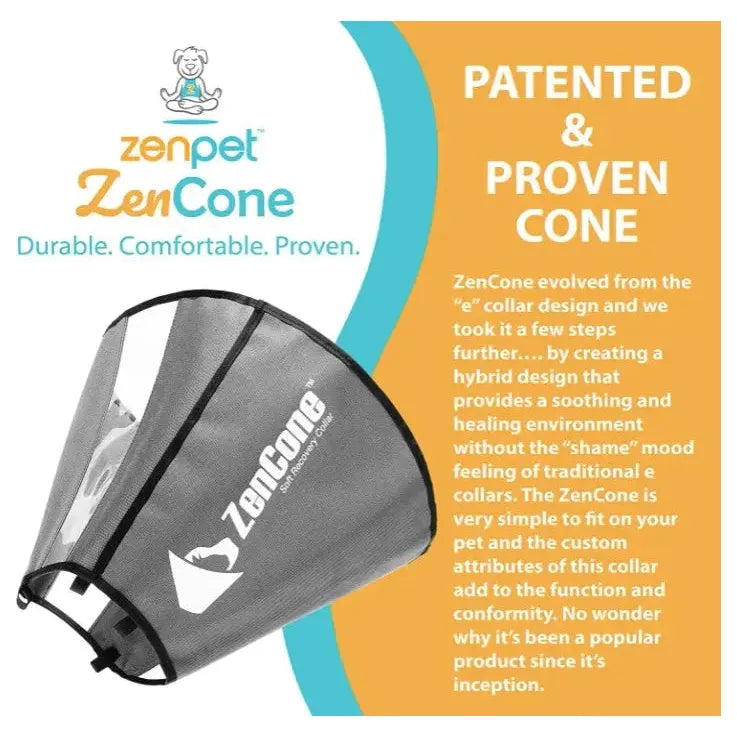 ZenPet Zen Cone Soft Recovery Collar CS Tech