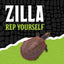 A turtle sits on a green surface below ZILLA REP YOURSELF against a black scale-patterned background, highlighting the Zilla Aquatic Reptile Heater for Terrariums up to 40 Gallons 100 W by Zilla. Perfect for reptile and aquatic setups.