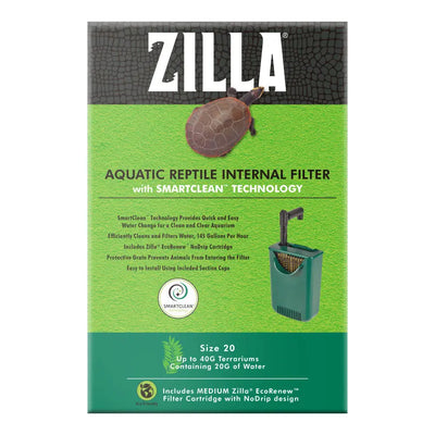 Zilla Aquatic Reptile Internal Filter with SmartClean™ Technology Zilla
