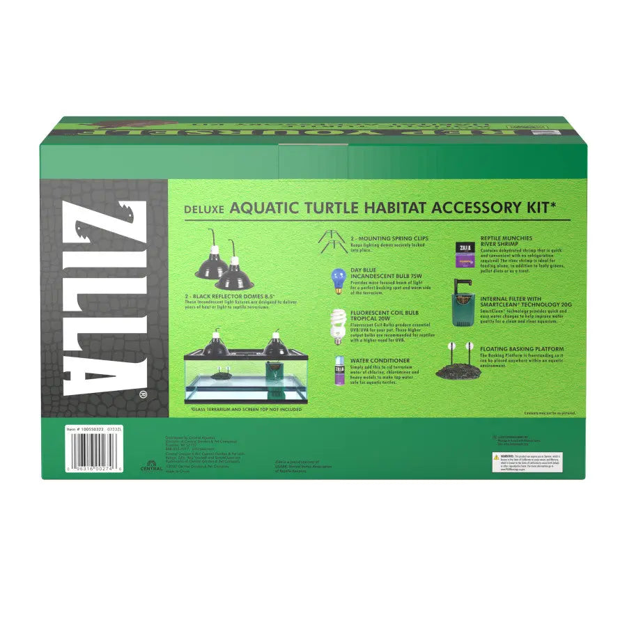 Zilla Aquatic Turtle Accessory Kit Zilla
