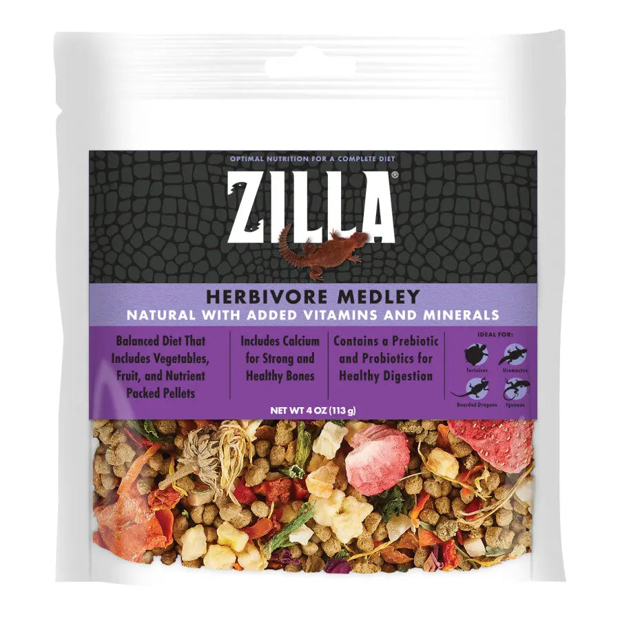 Zilla Herbivore Medley Diet 4 oz Zilla