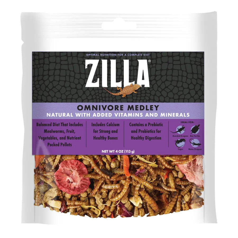 Zilla Omnivore Medley Diet 4 oz Zilla