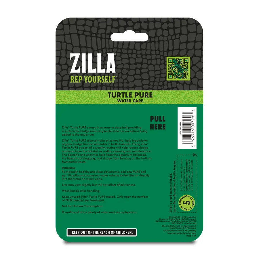 Zilla Turtle PURE 4-pk Zilla