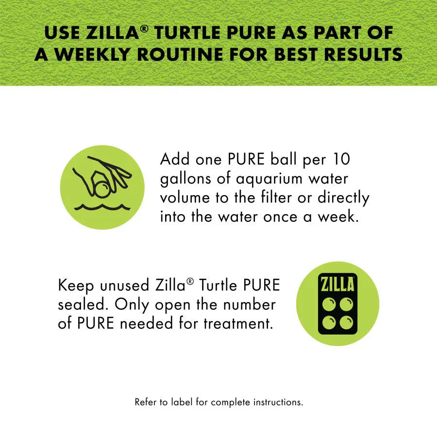 Zilla Turtle PURE 4-pk Zilla