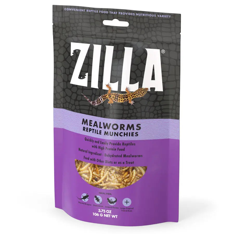 Zilla® Freeze Dried Munchies Mealworm Reptile Food 3.75 Oz Zilla®