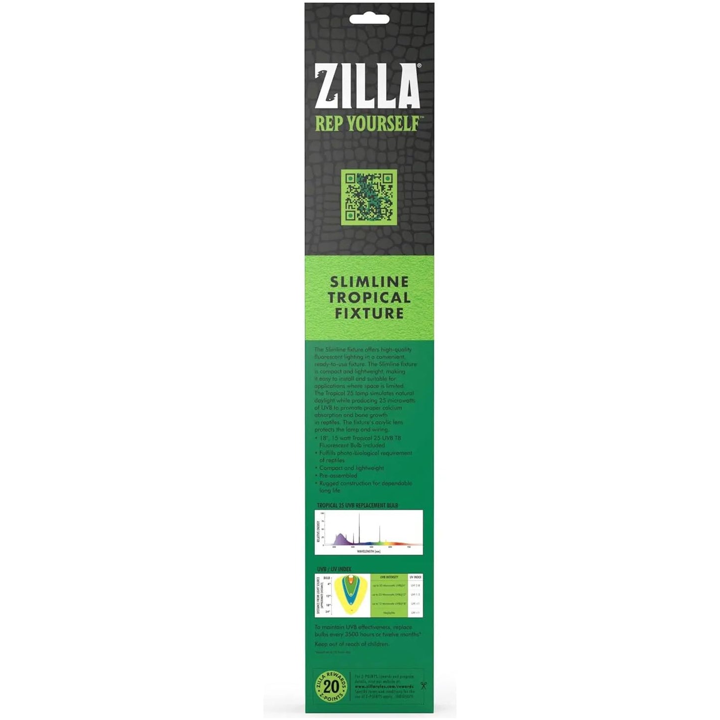 Zilla® Tropical Fluorescent Slimline 18 Inch Zilla®