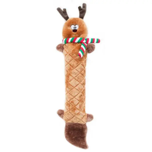 ZippyPaws Holiday Jigglerz Reindeer Dog Toys Zippy Paws