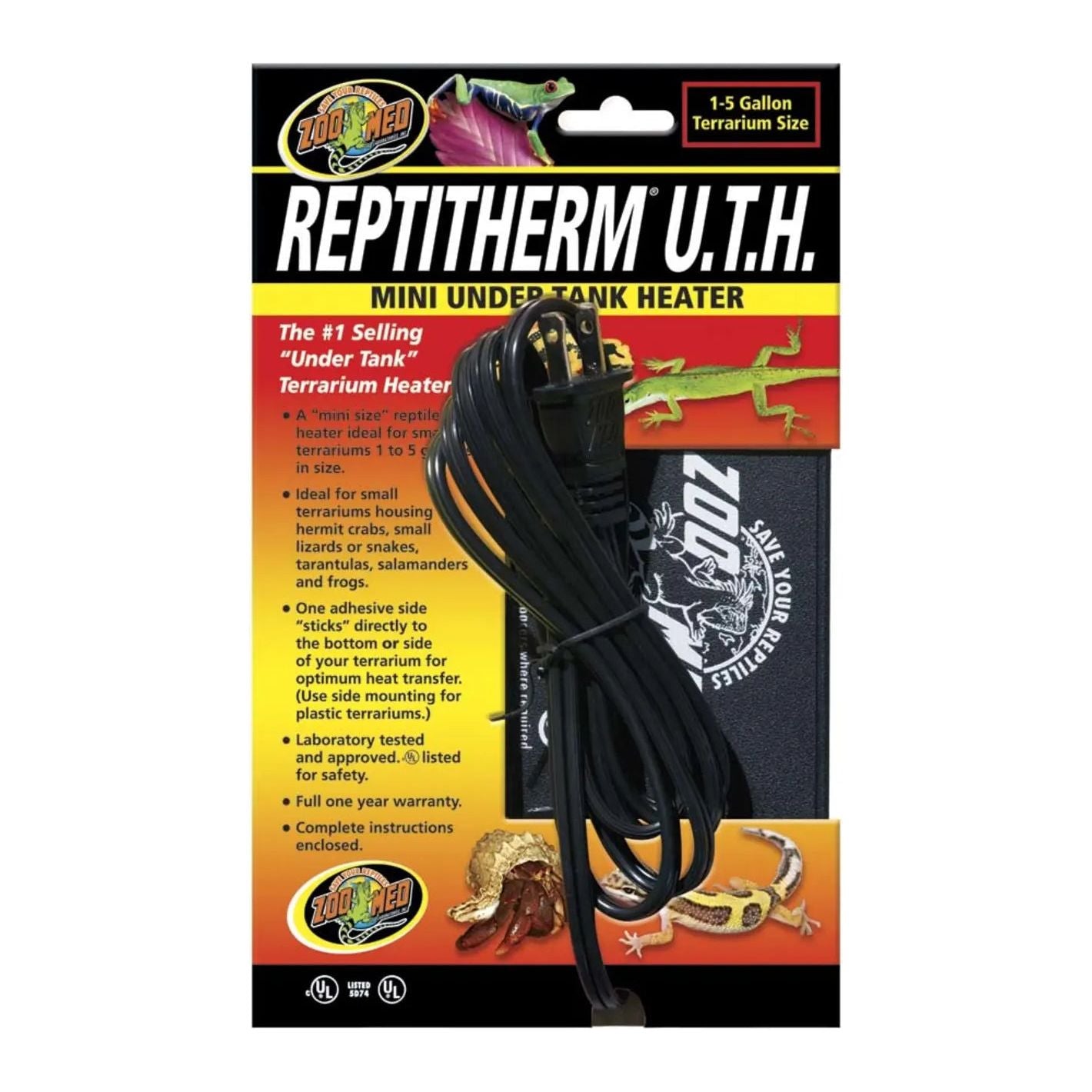 Zoo Med ReptiTherm Under Tank Heater (U.T.H) Zoo Med Laboratories