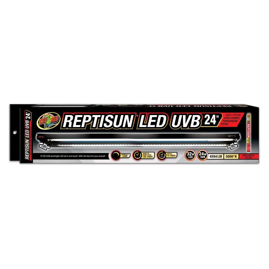 Zoo Med Reptisun LED UVB Combo Terrarium Hood Zoo Med Laboratories