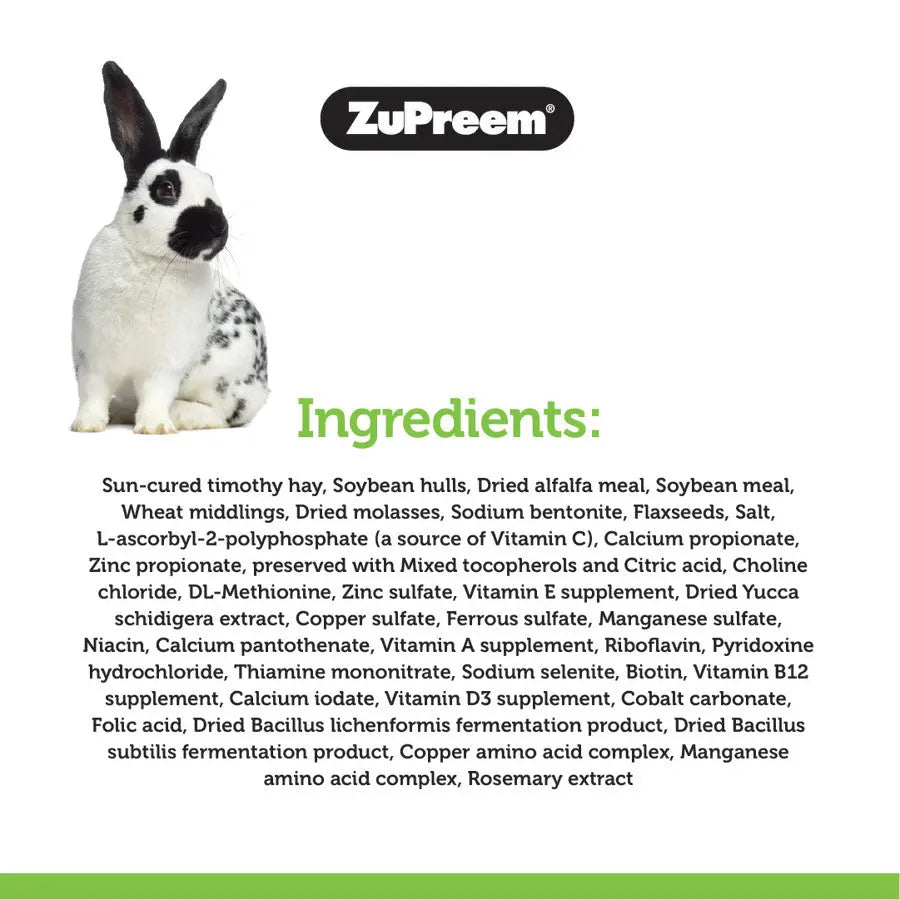 ZuPreem Natures Promise Rabbit Food Pellets 5 lb ZuPreem