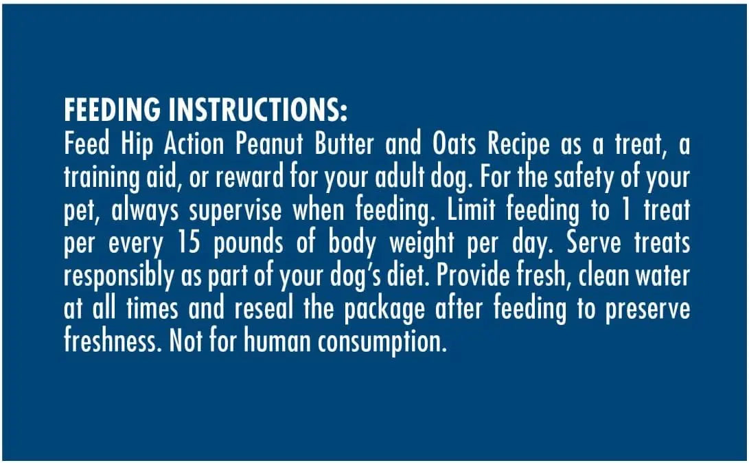 Zuke's Hip Action Peanut Butter & Oats Recipe Dog Treats Zuke's®