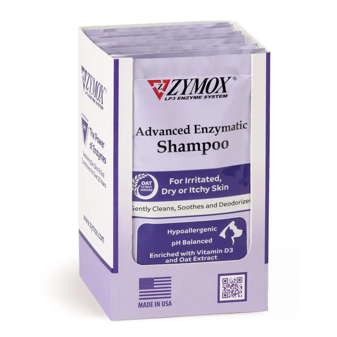 Zymox Advanced Enzymatic Shampoo Foil Pack POP .75 oz Zymox®