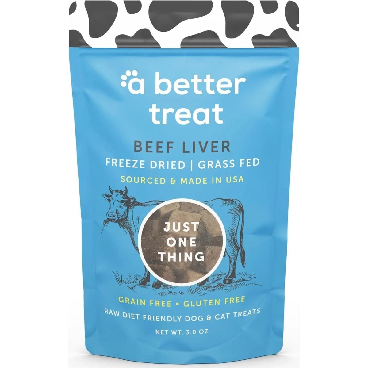 A Better Treat Freeze Dried Raw Grass Fed Beef Liver Dog and Cat Treats - Talis Us