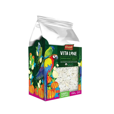 A & E Cages Vitapol Vita Line Pumpkin Seeds for Parrots & Exotic Birds 150 g - Talis Us