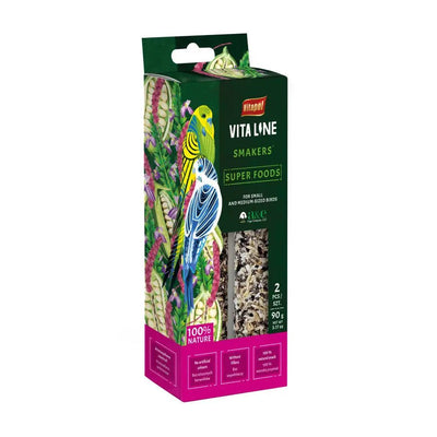 A & E Cages Vitapol Vita Line Smakers Super Foods for Small/Medium Size Birds 2 pk - Talis Us