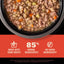ACANA beef and tuna wet cat food featuring 85% animal ingredients in a savory bone broth
