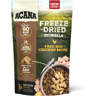 Acana Freeze-Dried Dog Food Morsels in Chicken Recipe with 90% raw animal ingredients