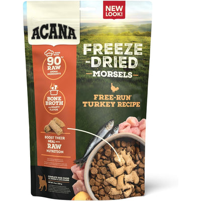 Acana Freeze-Dried Dog Food Turkey Recipe with 90% raw ingredients for nutritious meals