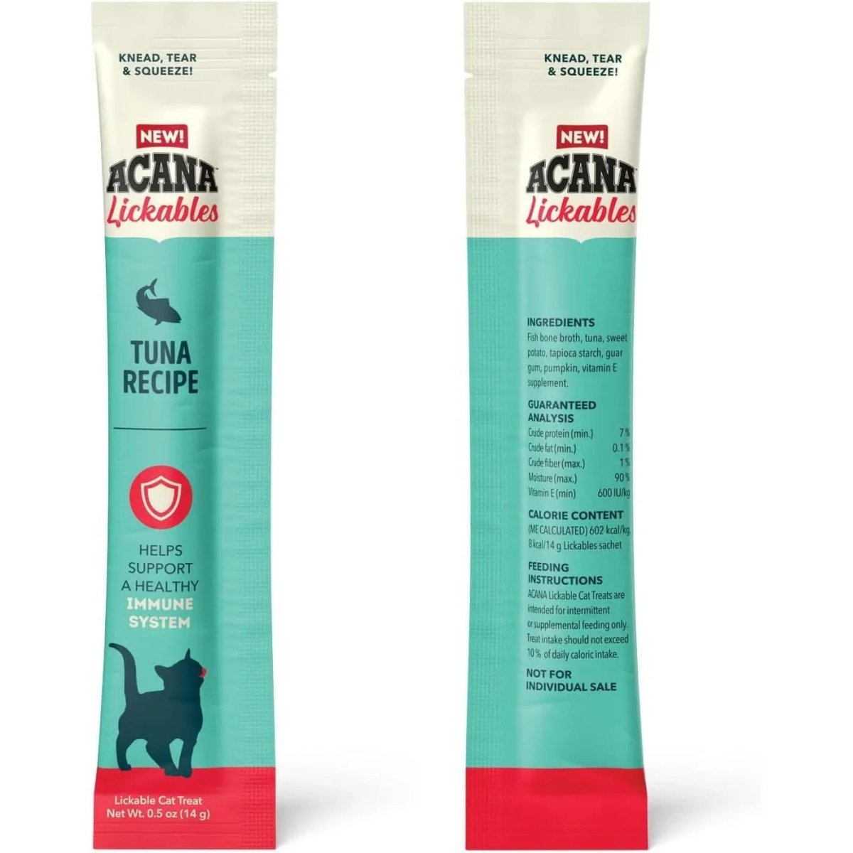 Acana Lickables Tuna Recipe for Immune Support Cat Treats 2.5 oz - Talis Us