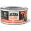 ACANA salmon and chicken wet cat food in broth, featuring 85 percent animal ingredients for adult cats