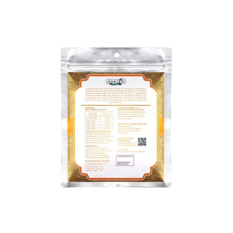 Addiction Chicken Meaty Bites Grain - Free Dog Treats - Talis Us