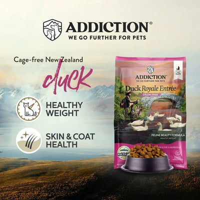 Addiction Grain - Free Duck Royale Dry Cat Food 4lb - Talis Us