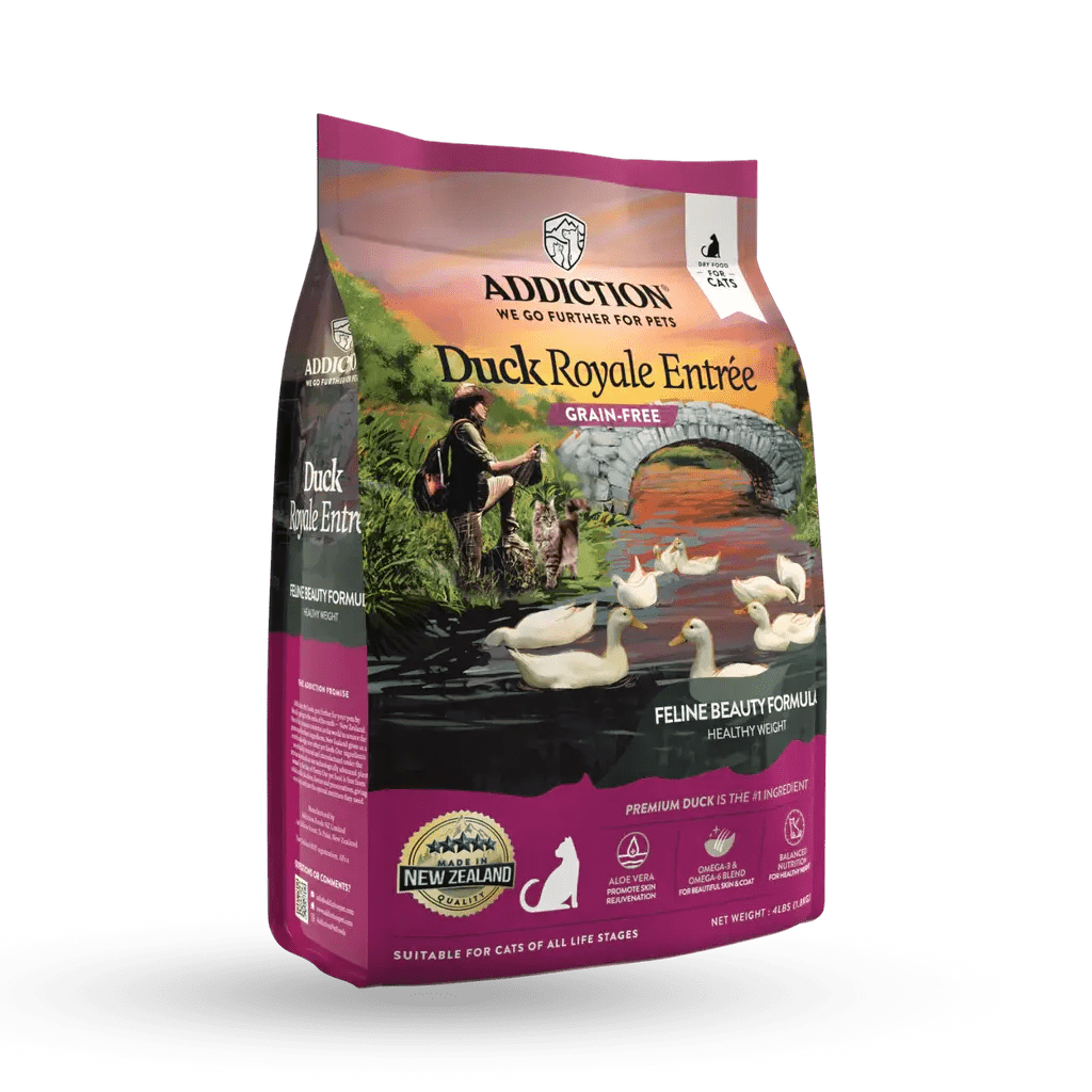 Addiction Grain - Free Duck Royale Dry Cat Food 4lb - Talis Us