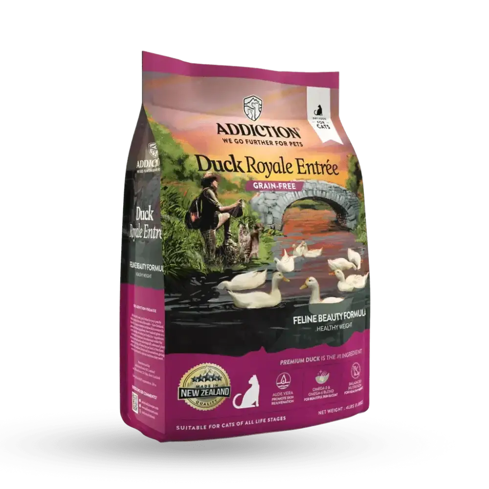 Addiction Grain - Free Duck Royale Dry Cat Food 4lb - Talis Us