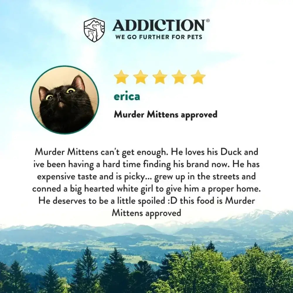Addiction Grain - Free Duck Royale Dry Cat Food 4lb - Talis Us