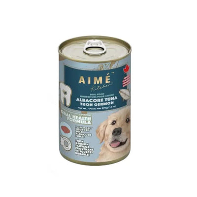 Aime Kitchen Oral Health Albacore Tuna Wet Dog Food 12/14oz - Talis Us