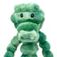 ThoozyPet alligator dog tug toy in green plush, perfect for interactive playtime