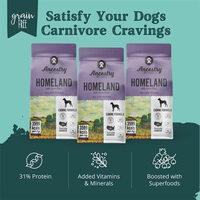 Ancestry Pet Food Lamb Meal & Sweet Potato Formula Dry Kibble Dog Food - Talis Us
