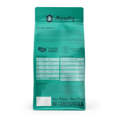 Ancestry Pet Food Salmon Meal & Sweet Potato Formula Dry Kibble Dog Food - Talis Us