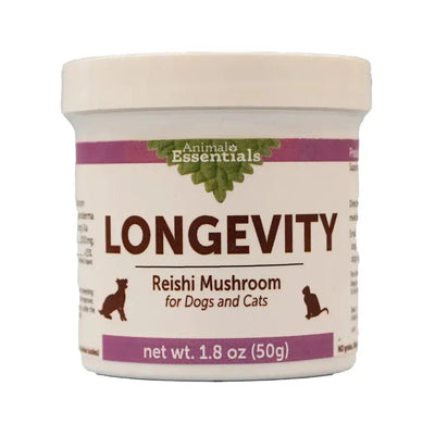 Animal Essentials Longevity Reishi Mushroom Cat & Dog Vitamin Supplement 50g - Talis Us