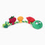 Colorful apple and worm dog rope toy by Hugsmart Pet for fun and interactive playtime