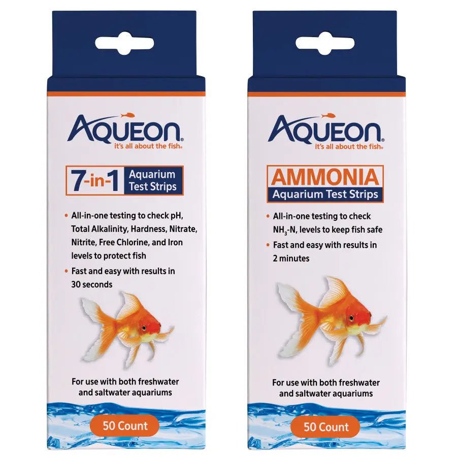 Aqueon 7 - in - 1 Aquarium Test Strips 50 ct - Talis Us