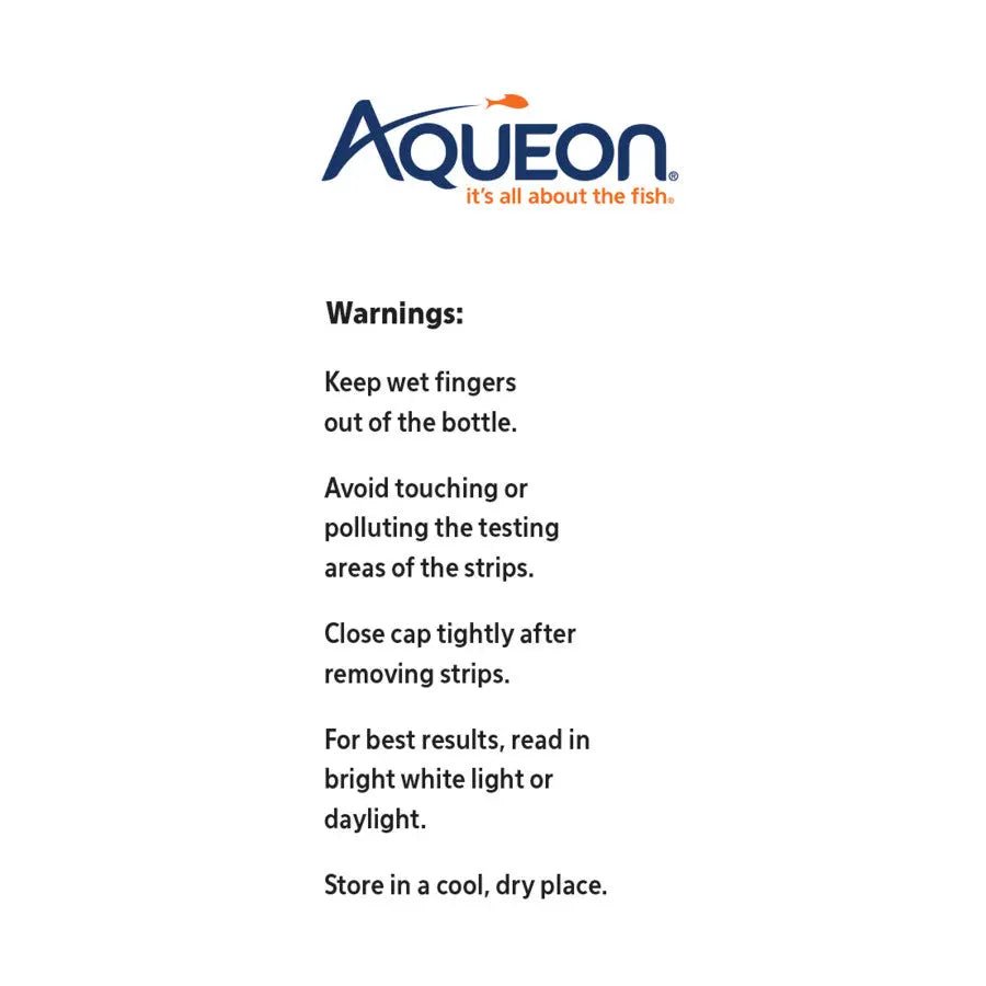 Aqueon Ammonia Aquarium Test Strips 50 ct - Talis Us