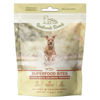 Badlands Ranch Salmon Grain - Free Freeze - Dried Raw Dog Treats 4oz - Talis Us