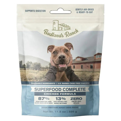 Badlands Ranch Superfood Complete Grain - Free Chicken Air - Dried Dog Food - Talis Us