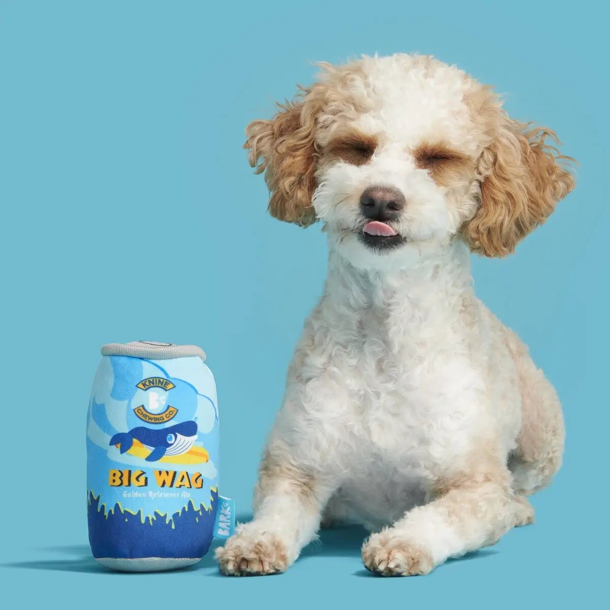 BARK Big Wag Beer Plush Dog Toy - Talis Us