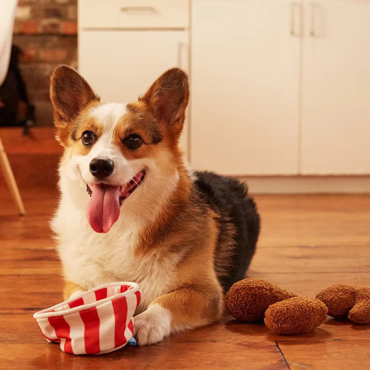 BARK Bucket O' Fried Licken Chicken Plush Dog Toy - Talis Us