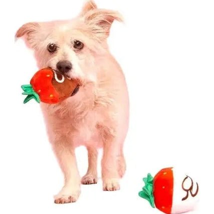 BARK Plush Strawberry Dog Toy for Fun Playtime - Talis Us