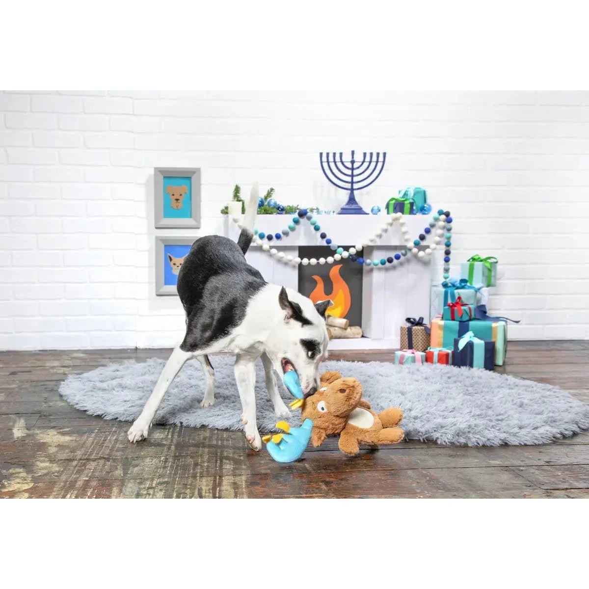 BARK The Menorah Moose Dog Toys - Talis Us